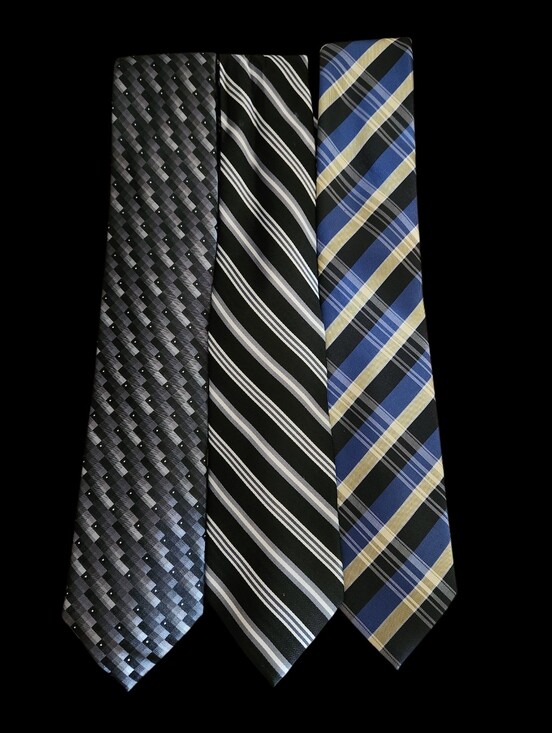 Alexander Julian Other - Mens Geometric Silk Blend Neckties New to Vintage Lot of 3